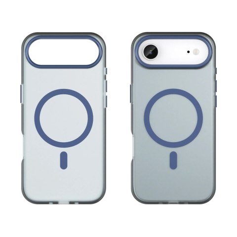 Etui Magnetic Abrasive na iPhone 17 Air kompatybilne z MagSafe - matowe niebieskie