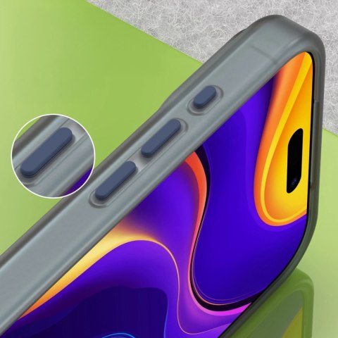 Etui Magnetic Abrasive na iPhone 17 Pro Max kompatybilne z MagSafe - matowe niebieskie