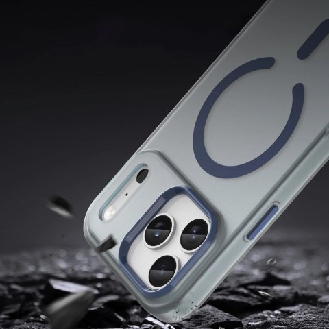 Etui Magnetic Abrasive na iPhone 17 Pro Max kompatybilne z MagSafe - matowe niebieskie