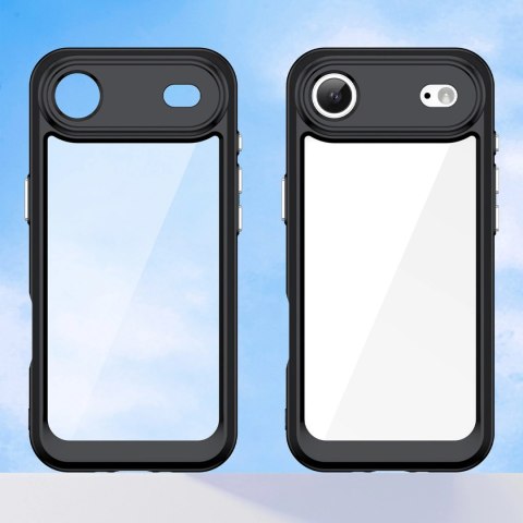 Etui Outer Space na iPhone 17 Air - czarne przezroczyste