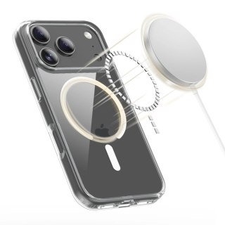 Etui Tech-Protect FlexAir Hybrid MagSafe na iPhone 17 Pro - przezroczyste