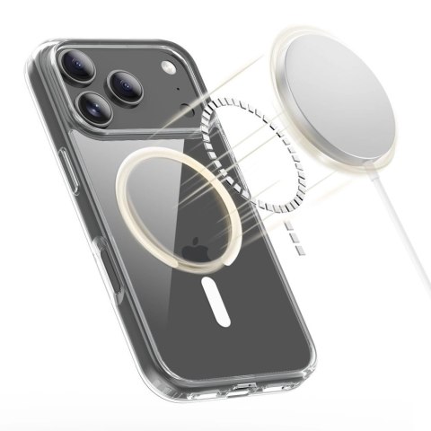 Etui Tech-Protect FlexAir Hybrid MagSafe na iPhone 17 Pro - przezroczyste