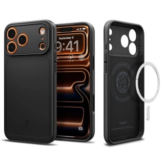 Etui Spigen Thin Fit MagSafe na iPhone 17 Pro - czarne