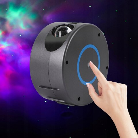 Galaktyczny Projektor Gwiazd 3D LED Planetarium Domowe Rzutnik Nieba Pilot