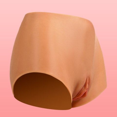 Realistyczne Silikonowe majtki z waginą i odbytem TRANS CROSDRESSING Pochwa