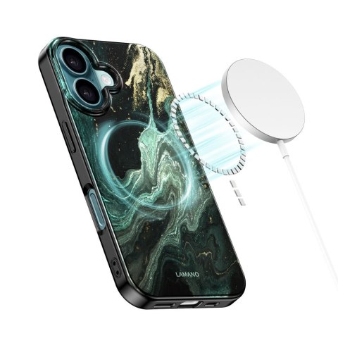 TECH-PROTECT LAMANO MAGSAFE IPHONE 16 VERDE AURA
