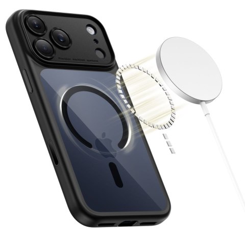 TECH-PROTECT MAGPEAK MAGSAFE CC IPHONE 17 PRO BLACK/CLEAR