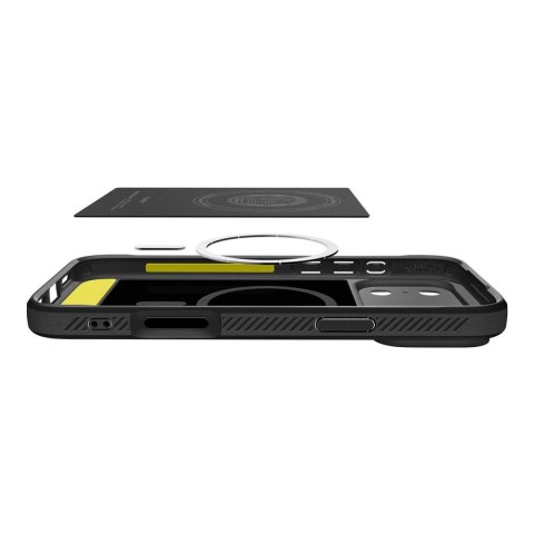 Etui Spigen Rugged Armor Mag MagSafe na iPhone 17 Pro Mat - czarny mat