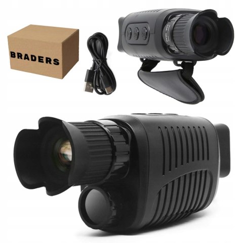 Lornetka Noktowizyjna z podczerwienią 1000m - HD TFT LCD Zoom X10 IR