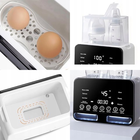 PODGRZEWACZ DO MLEKA I BUTELEK 7W1 - STERYLIZATOR, TERMOSTAT, LAMPKA NOCNA