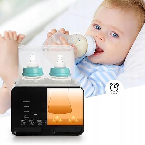 PODGRZEWACZ DO MLEKA I BUTELEK 7W1 - STERYLIZATOR, TERMOSTAT, LAMPKA NOCNA