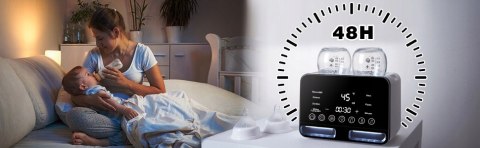 PODGRZEWACZ DO MLEKA I BUTELEK 7W1 - STERYLIZATOR, TERMOSTAT, LAMPKA NOCNA