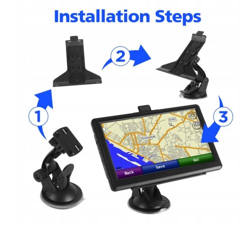 Profesjonalna nawigacja GPS 7" iGO Primo Truck dla ciężarówek i TIR-ów Bus