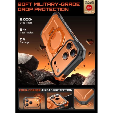 SUPCASE UB GRIP MAG MAGSAFE IPHONE 17 PRO CLEAR/CORAL