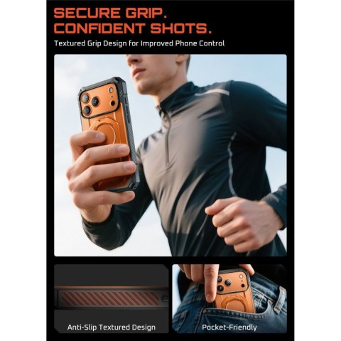 SUPCASE UB GRIP PRO MAG MAGSAFE IPHONE 17 PRO CLEAR/CORAL