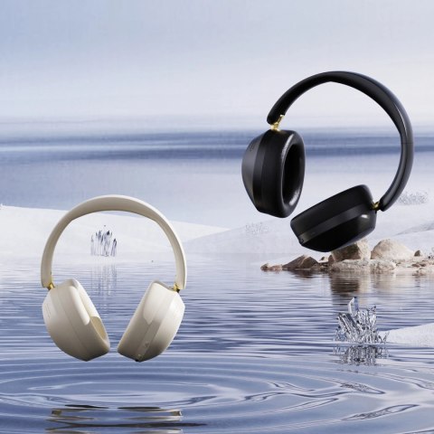 Słuchawki bezprzewodowe Dudao X22 Max nauszne Bluetooth z ANC - beżowe