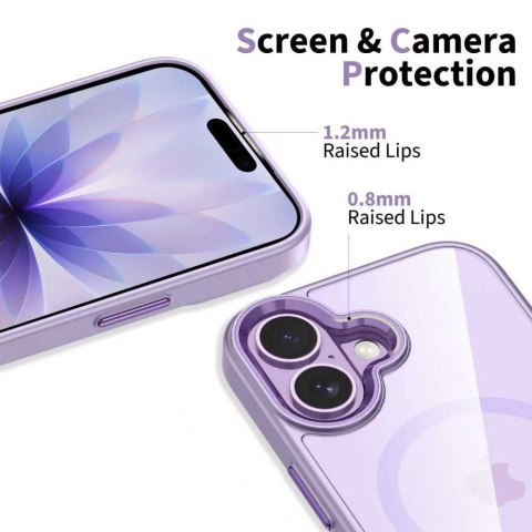 TECH-PROTECT MAGMAT MAGSAFE IPHONE 17 LAVENDER/CLEAR