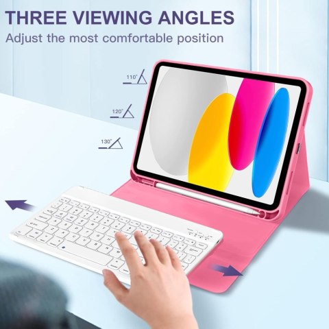 TECH-PROTECT SC PEN + KEYBOARD IPAD 10.9" 10 / 2022 / 11" 11 / 2025 MAGENTA