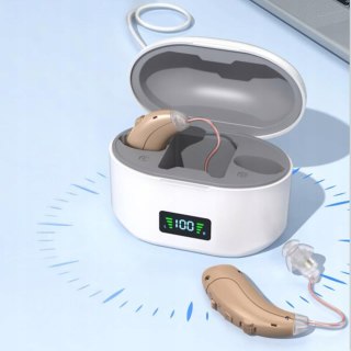 Aparat Słuchowy Z Akumulatorem - Wzmacniacz Słuchu Dla Seniorów, Regulacja