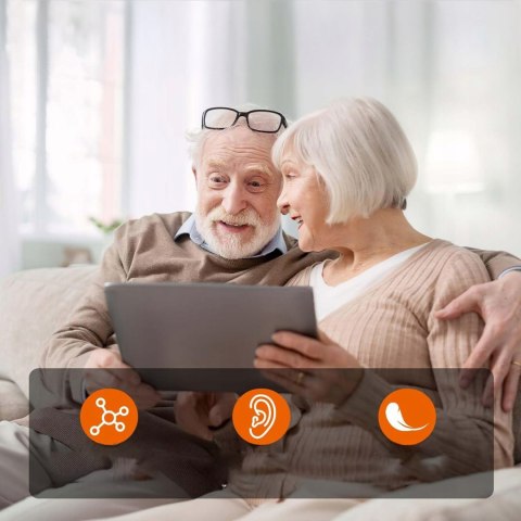 Aparat Słuchowy Z Akumulatorem - Wzmacniacz Słuchu Dla Seniorów, Regulacja