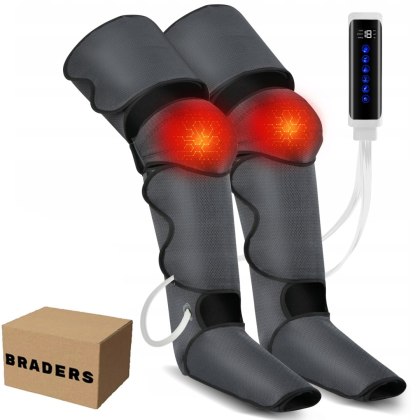 Drenaż Limfatyczny Nóg Masażer - Urządzenie Uciskowe z Funkcją Podgrzewania