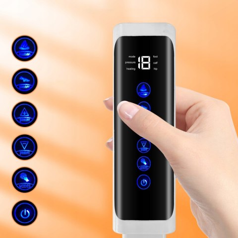 Drenaż Limfatyczny Nóg Masażer - Urządzenie Uciskowe z Funkcją Podgrzewania