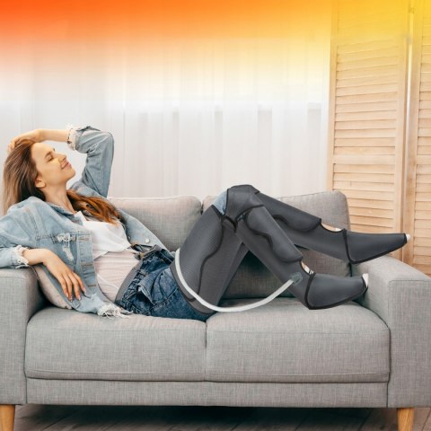 Drenaż Limfatyczny Nóg Masażer - Urządzenie Uciskowe z Funkcją Podgrzewania