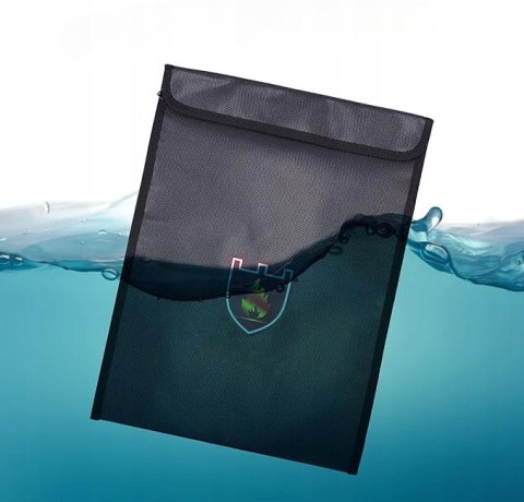 Torba Ognioodporna i Wodoodporna na Dokumenty, Pieniądze Paszport z Zamkiem