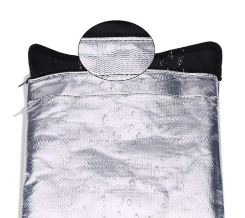 Torba Ognioodporna i Wodoodporna na Dokumenty, Pieniądze Paszport z Zamkiem