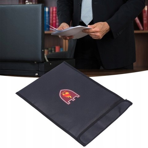 Torba Ognioodporna i Wodoodporna na Dokumenty, Pieniądze Paszport z Zamkiem