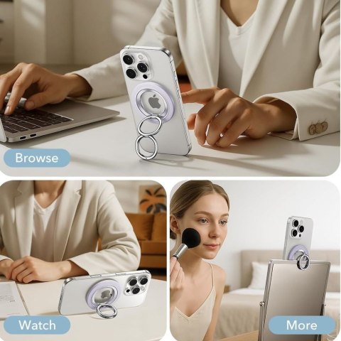 ESR MAGNETIC 360 HALOLOCK MAGSAFE PHONE RING LAVENDER