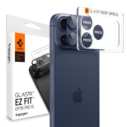 OSŁONA APARATU SPIGEN OPTIK PRO XL GLAS.TR "EZ FIT" CAMERA PROTECTOR IPHONE 17 PRO MAX BLUE