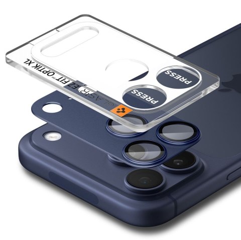 OSŁONA APARATU SPIGEN OPTIK PRO XL GLAS.TR "EZ FIT" CAMERA PROTECTOR IPHONE 17 PRO MAX BLUE