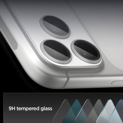 OSŁONA APARATU SPIGEN OPTIK PRO XL GLAS.TR "EZ FIT" CAMERA PROTECTOR IPHONE 17 PRO MAX SILVER