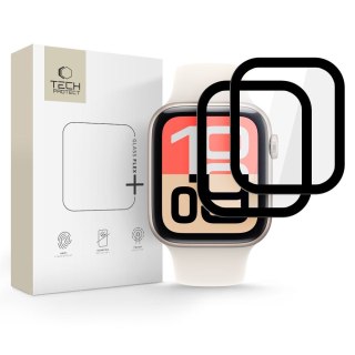 SZKŁO HYBRYDOWE TECH-PROTECT GLASS FLEX+ 2-PACK APPLE WATCH 4 / 5 / 6 / SE 1 / 2 / 3 (40MM) BLACK