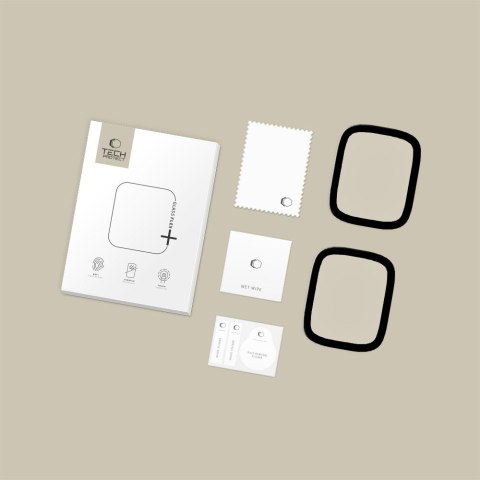 SZKŁO HYBRYDOWE TECH-PROTECT GLASS FLEX+ 2-PACK APPLE WATCH 4 / 5 / 6 / SE 1 / 2 / 3 (44MM) BLACK