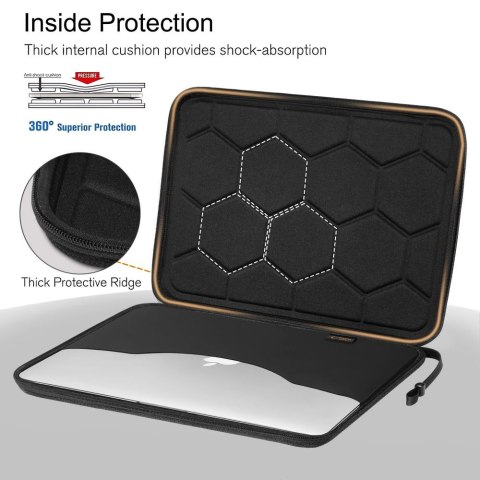 TECH-PROTECT HARDPOUCH LAPTOP 13-14 BLACK/ORANGE