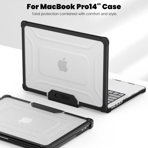 TECH-PROTECT SMARTSHELL PRO MACBOOK PRO 14 M1 / M2 / M3 / M4 / M5 2021-2025 BLACK/CLEAR