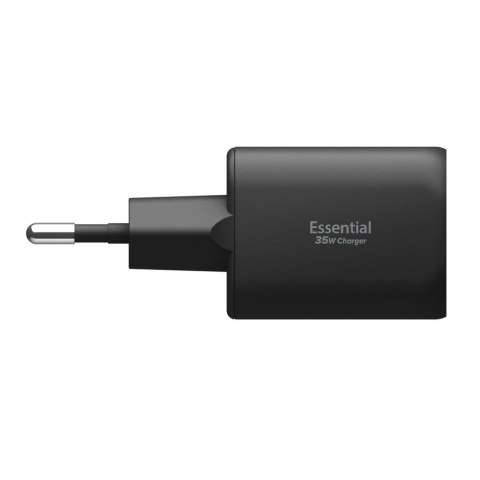 SPIGEN ESSENTIAL EE352EU 2-PORT NETWORK CHARGER 35W BLACK