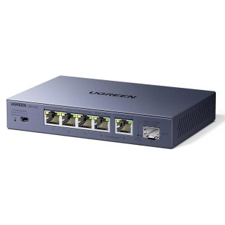 Switch Ugreen przełącznik Ethernet 6-Port 2,5GB/s - szary