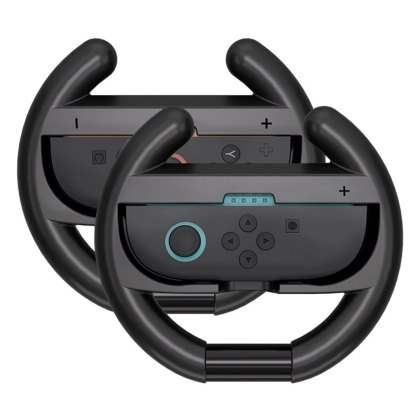 Kierownica wyścigowa do kontrolera Joy-Con Nintendo Switch 2 (opakowanie 2 szt.) - czarny