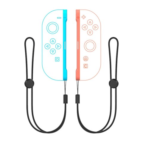 Pakiet akcesoriów rodzinnych 23 w 1 do konsoli Nintendo Switch 2 - zestaw pomarańczowy i niebieski