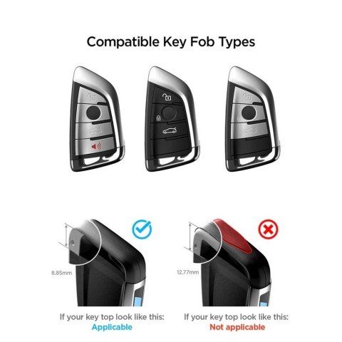 SPIGEN BK100 BMW KEY FOB CASE BLACK