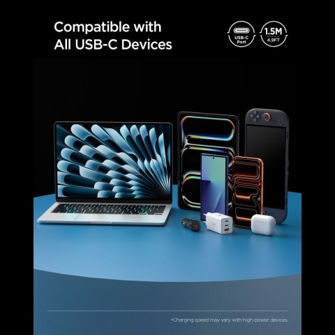 SPIGEN EB10010CC ESSENTIAL TYPE-C CABLE 100W 100CM BLACK