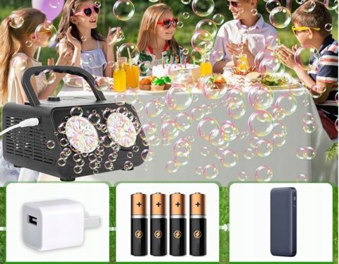 Wytwornica Baniek Mydlanych Maszyna na Party, Animacje, Urodziny Dzieci