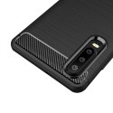 Elastyczne etui Carbon Case do Huawei P30 czarny