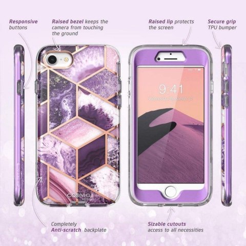 Etui Supcase Cosmo do iPhone 7 / 8 / SE 2020 PURPLE