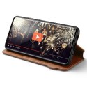 Etui Spigen Ciel Wallet Brick do Samsung Galaxy S20+ Plus brązowy
