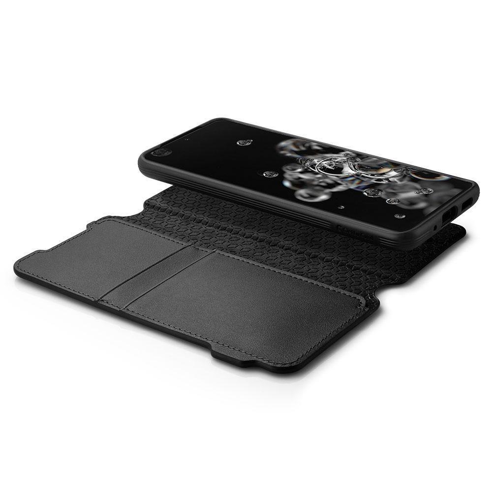 Etui Spigen Ciel Wallet Brick do Samsung Galaxy S20 Ultra czarny