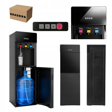 Elektryczny Dystrybutor Dozownik Wody Grzanie Chłodzenie Kompresor Automat